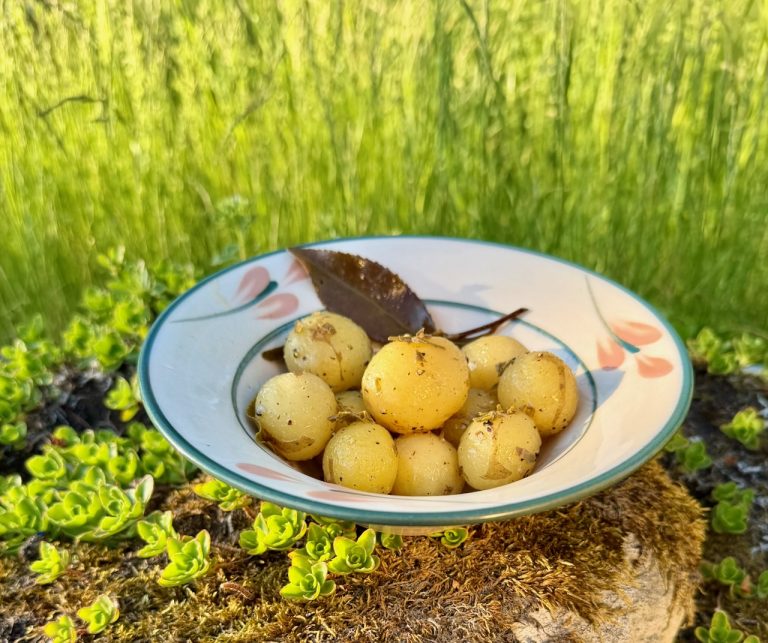 Tea infused tatties
